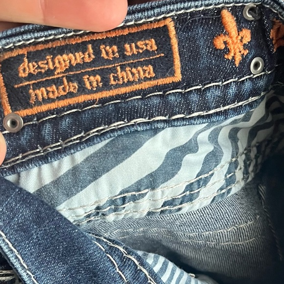 Rock Revival Women's 27 Serena Easy Boot Blue Denim Jeans Pants buckle - Picture 9 of 15